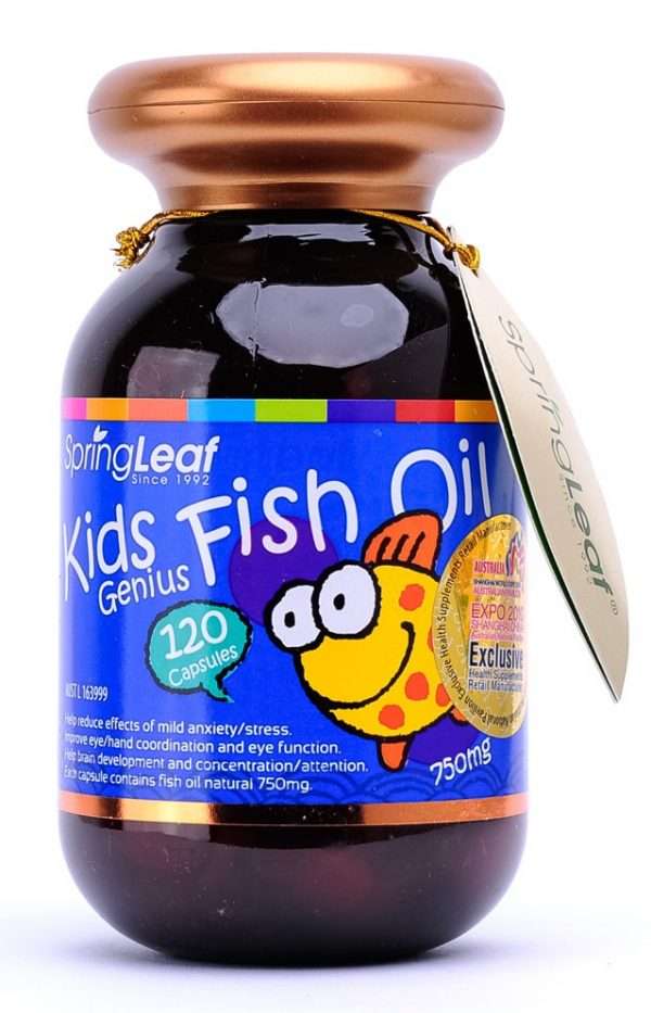 SpringLeaf Kids Fish Oil 120 Caps Maxcare Pharma